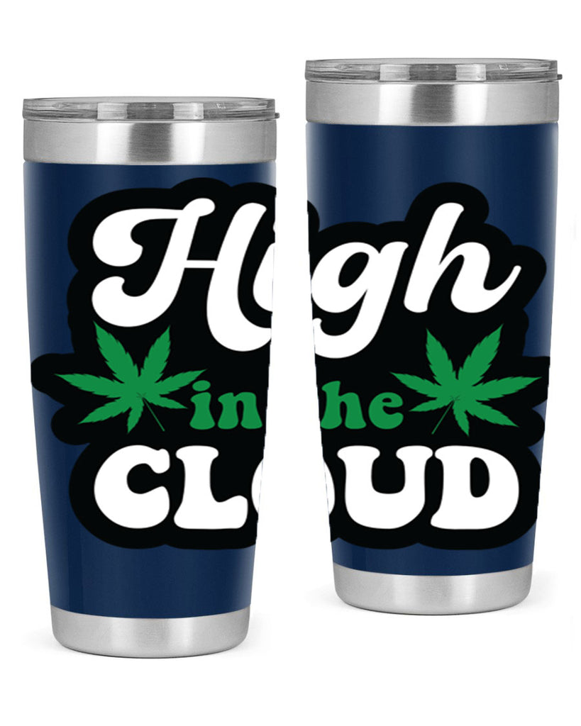 High in the cloud 113#- marijuana- Tumbler