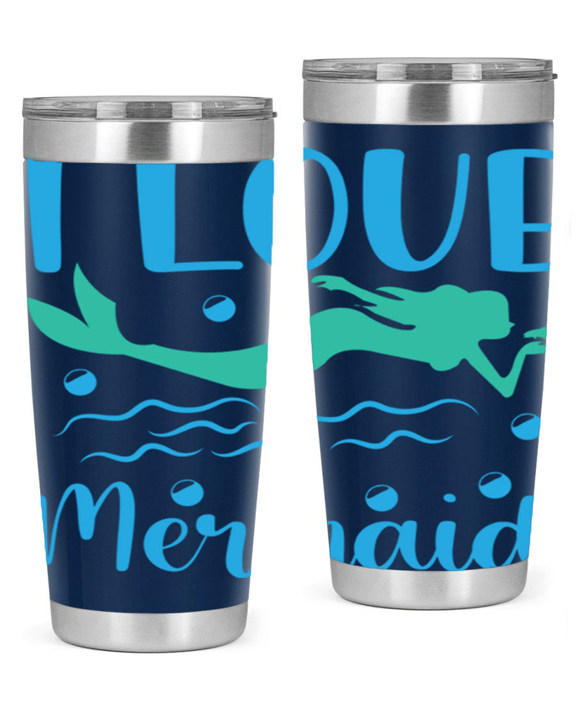 I Love Mermaid Design 231#- mermaid- Tumbler