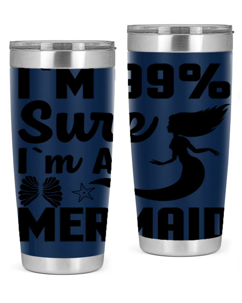 Im sure im a 253#- mermaid- Tumbler