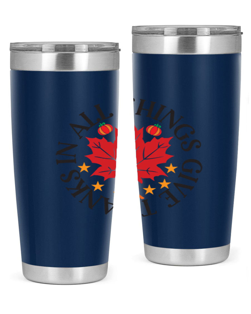 Inallthingsgivethanks 353#- fall- Tumbler
