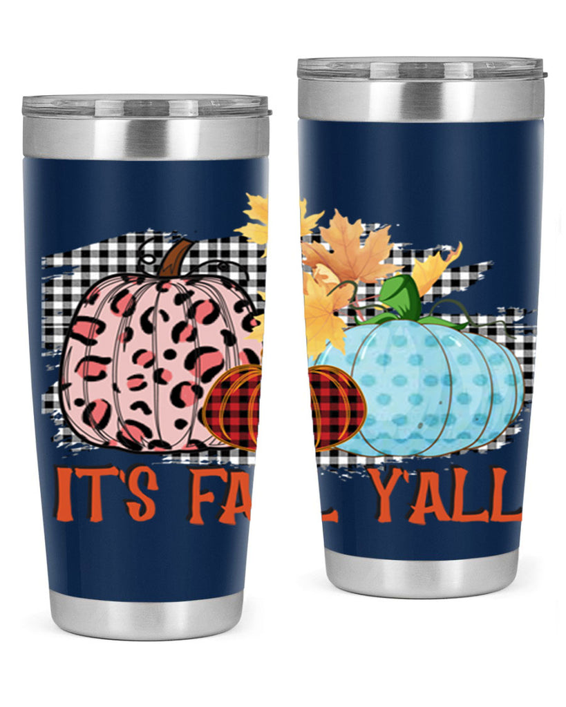 Its Fall Yall Design 371#- fall- Tumbler