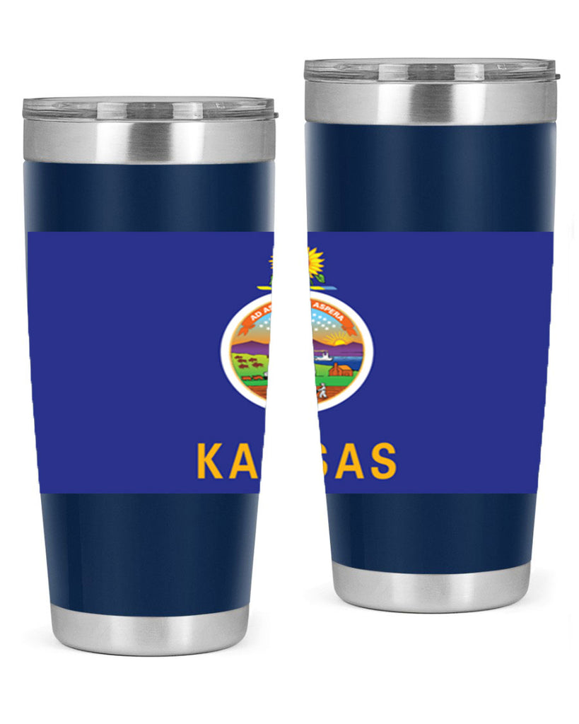 Kansas 36#- Us Flags- Tumbler