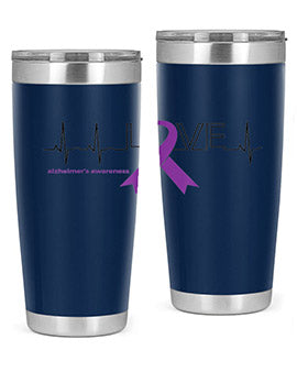 LOVE Gifts for Survivors National Alzheimers Awareness 192#- alzheimers- Tumbler