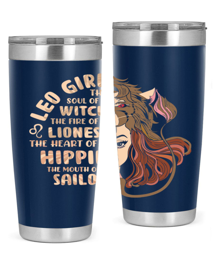 Leo girl 289#- zodiac- Tumbler