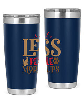 Less People More Pups Style 18#- cat- Tumbler