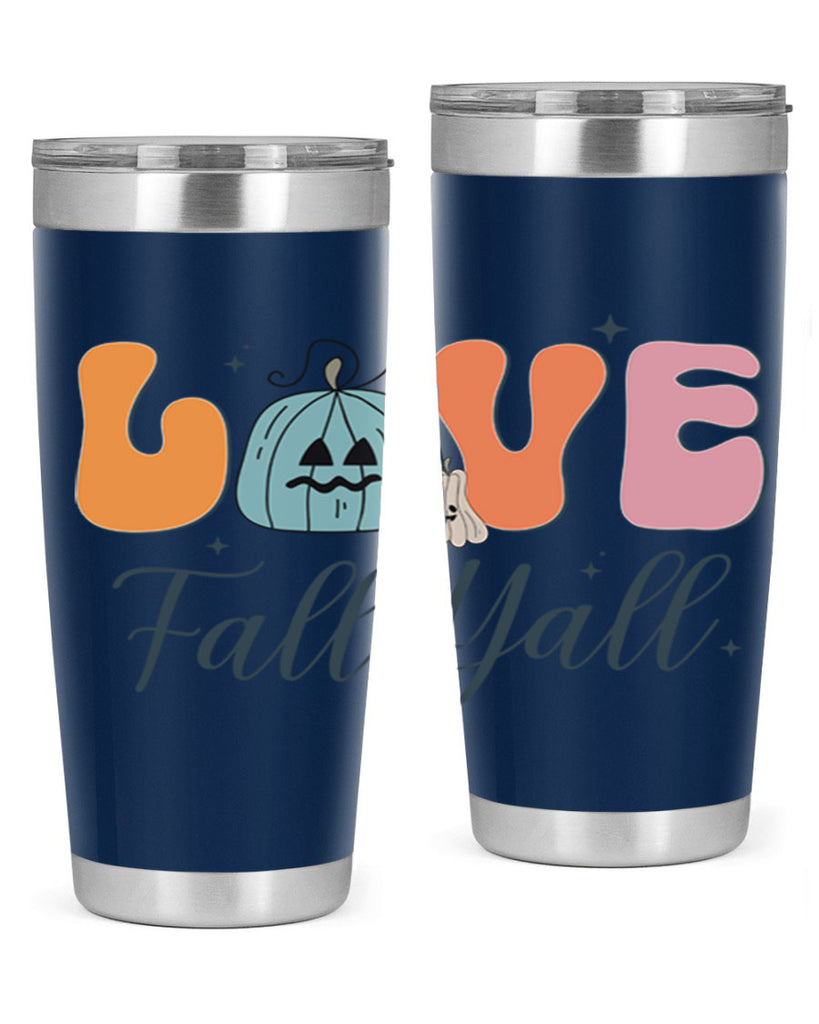 Love Fall Yall 413#- fall- Tumbler