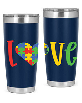 Love Style 30#- autism- Tumbler