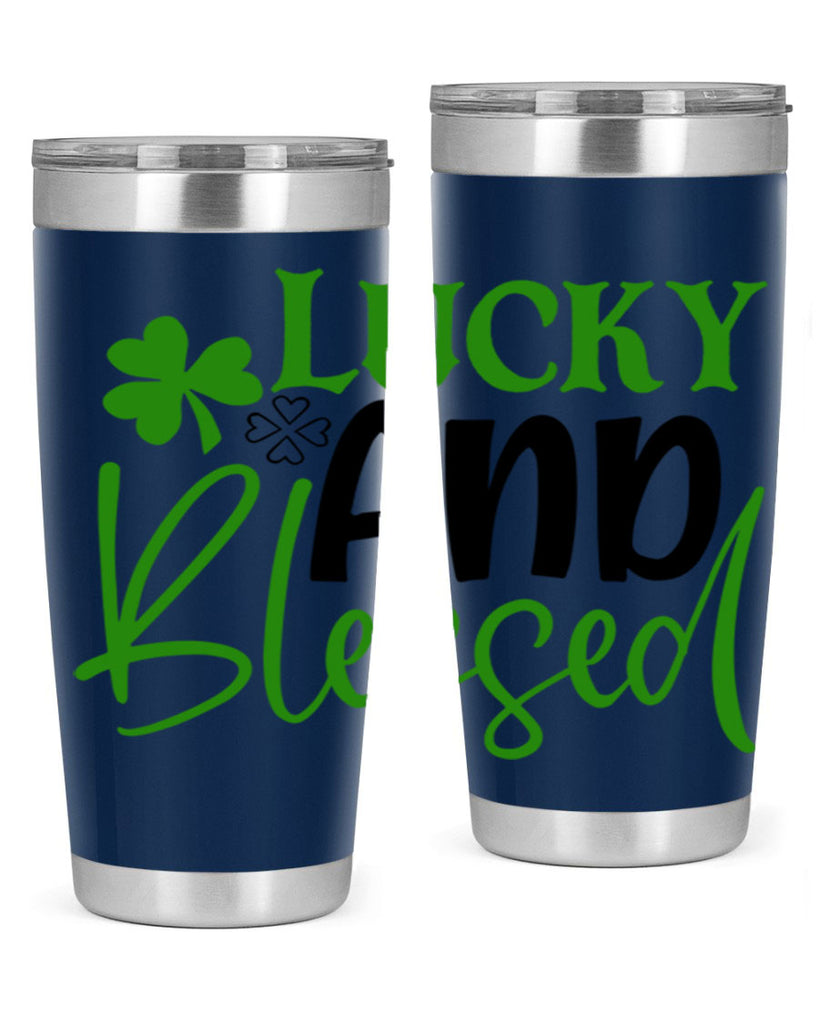 Lucky And Blessed Style 151#- St Patricks Day- Tumbler