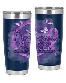 Memories Maer AlzheimerS Awareness 196#- alzheimers- Tumbler