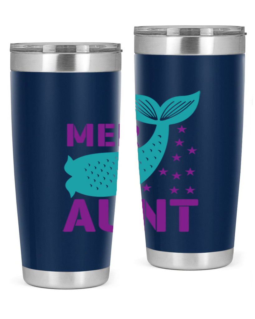 Mer Aunt 319#- mermaid- Tumbler