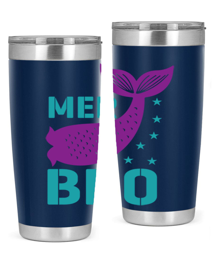 Mer Bro 322#- mermaid- Tumbler