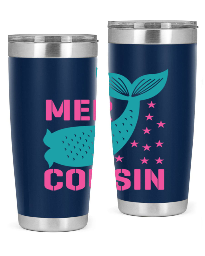 Mer Cousin 324#- mermaid- Tumbler