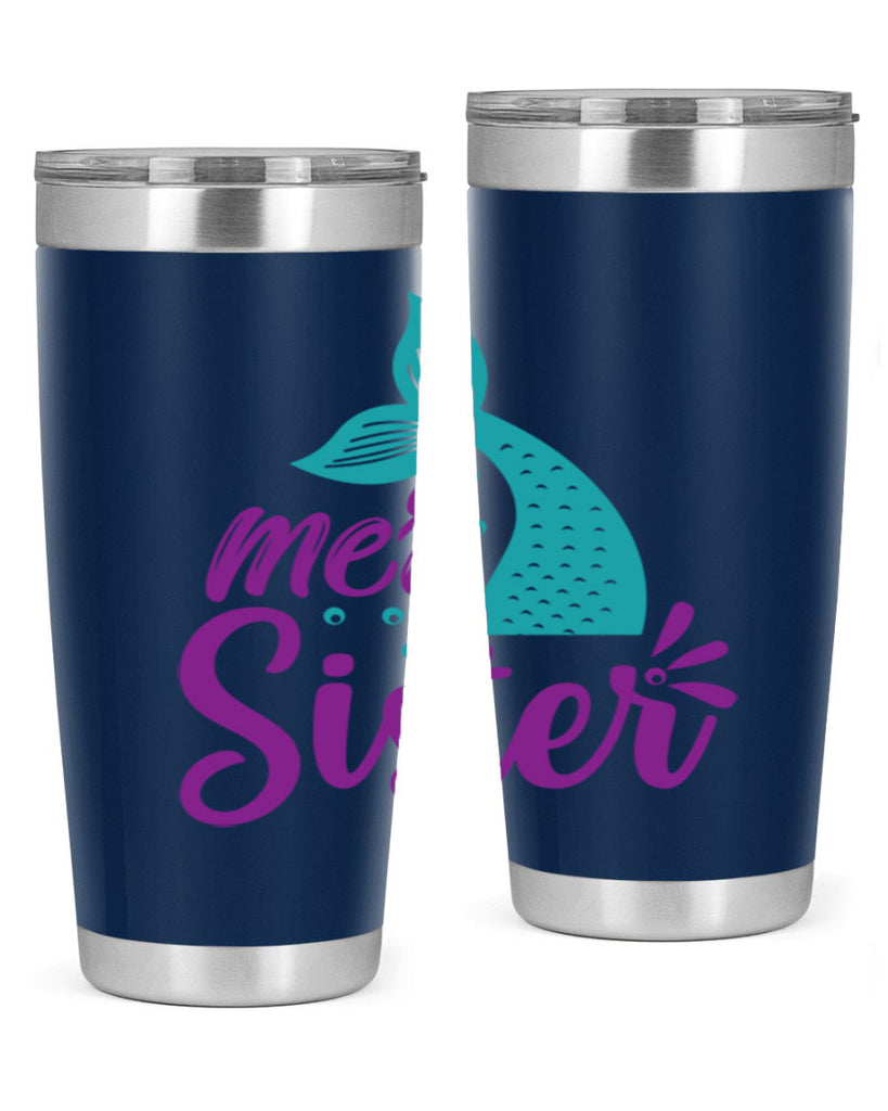 Mer Sister 346#- mermaid- Tumbler