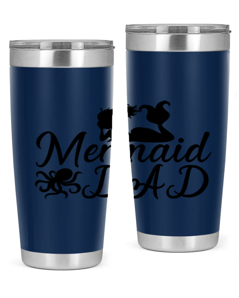 Mermaid Dad 357#- mermaid- Tumbler