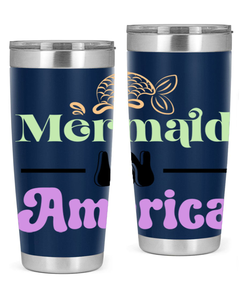 Mermaid In America 420#- mermaid- Tumbler
