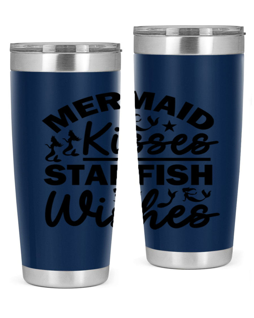 Mermaid Kisses Starfish Wishes 424#- mermaid- Tumbler