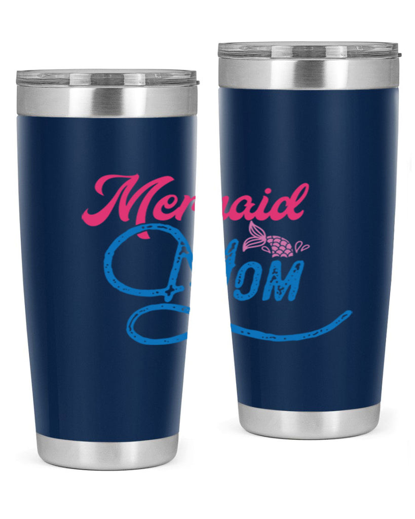 Mermaid Mom 371#- mermaid- Tumbler