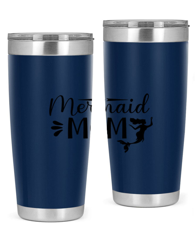 Mermaid Mom 372#- mermaid- Tumbler