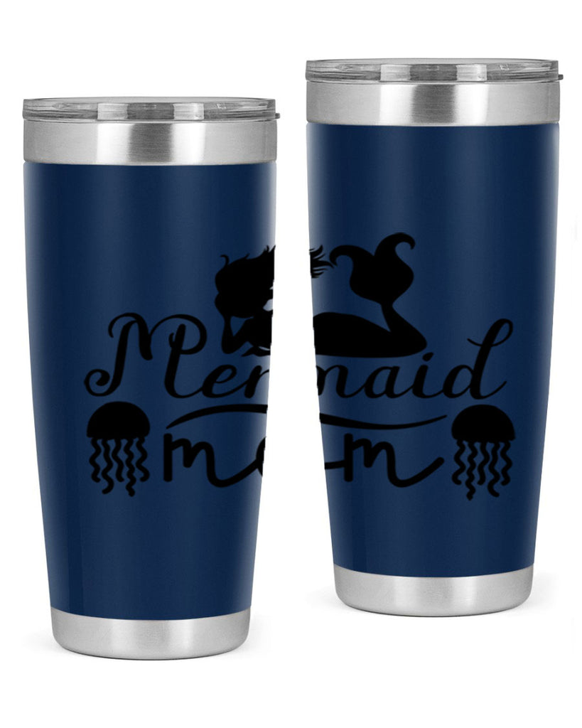 Mermaid Mom 373#- mermaid- Tumbler