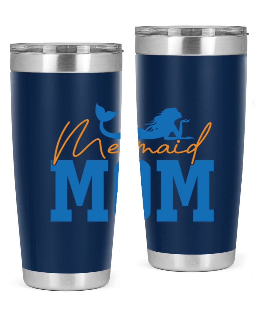 Mermaid Mom 375#- mermaid- Tumbler