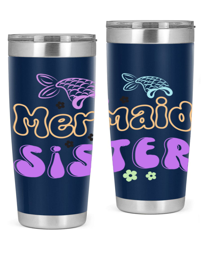 Mermaid Sister 442#- mermaid- Tumbler