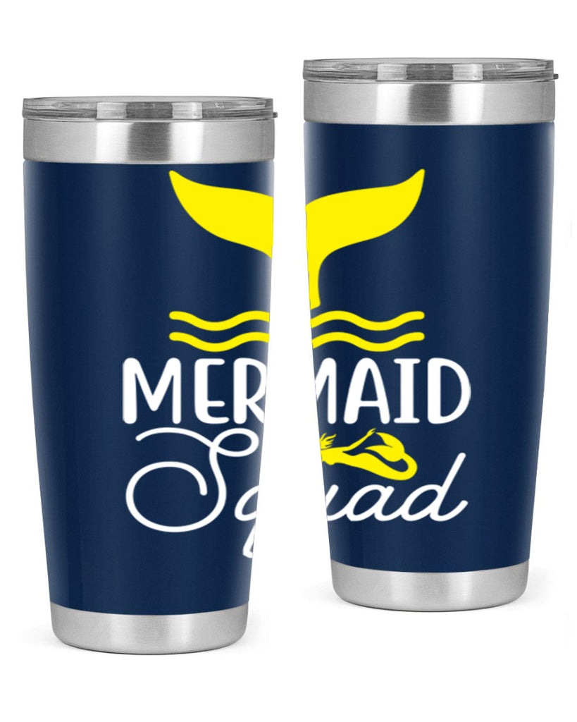 Mermaid Squad 380#- mermaid- Tumbler