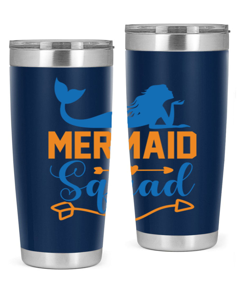 Mermaid Squad 385#- mermaid- Tumbler