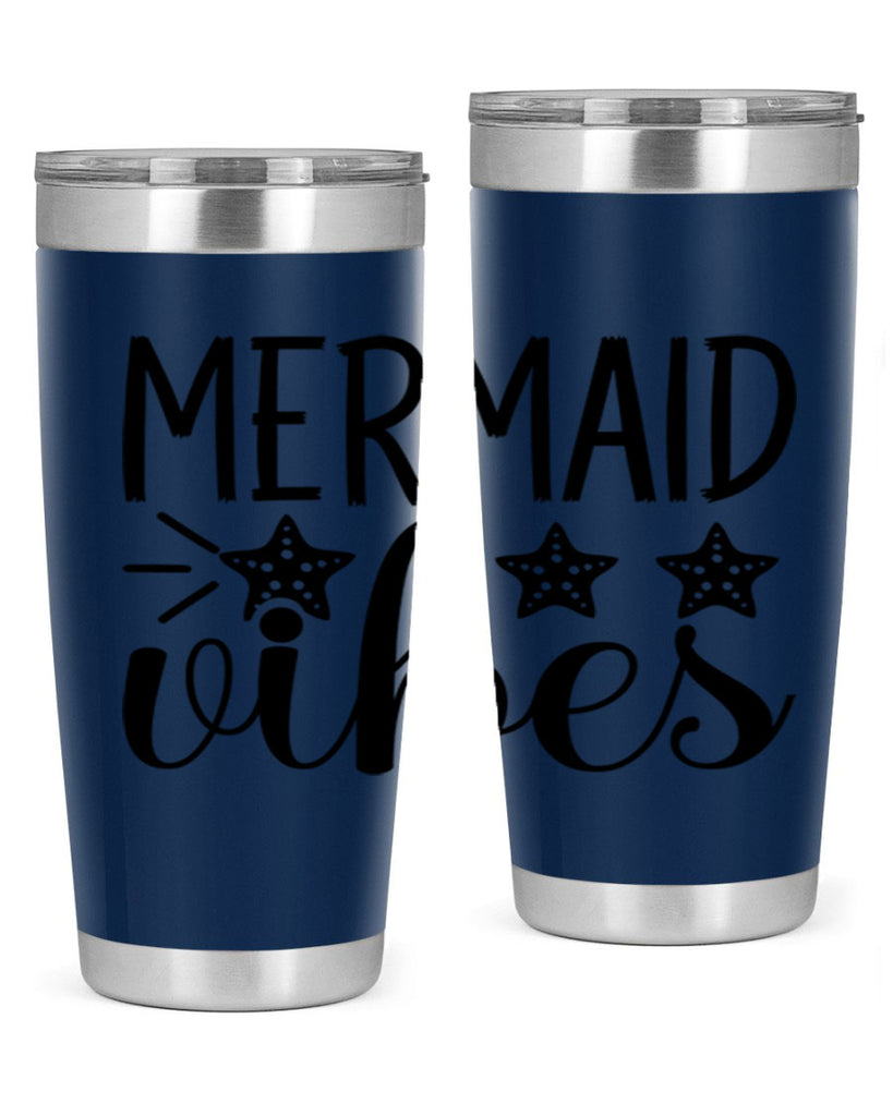 Mermaid Vibes 457#- mermaid- Tumbler