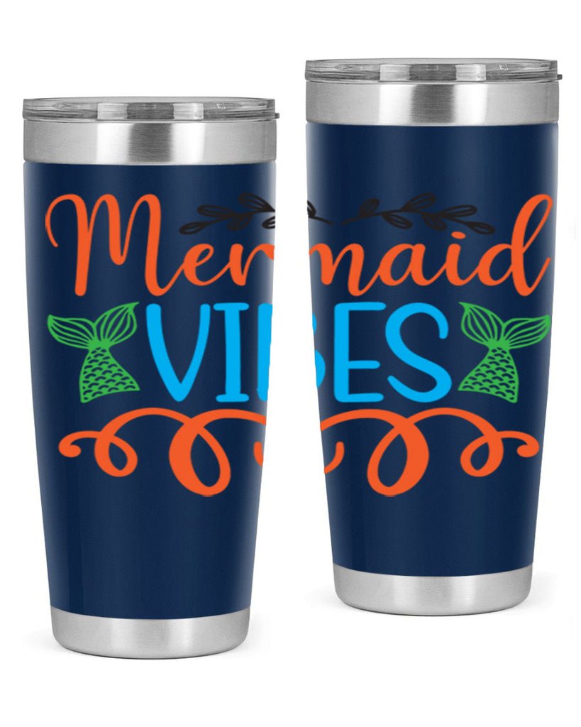 Mermaid Vibes 458#- mermaid- Tumbler