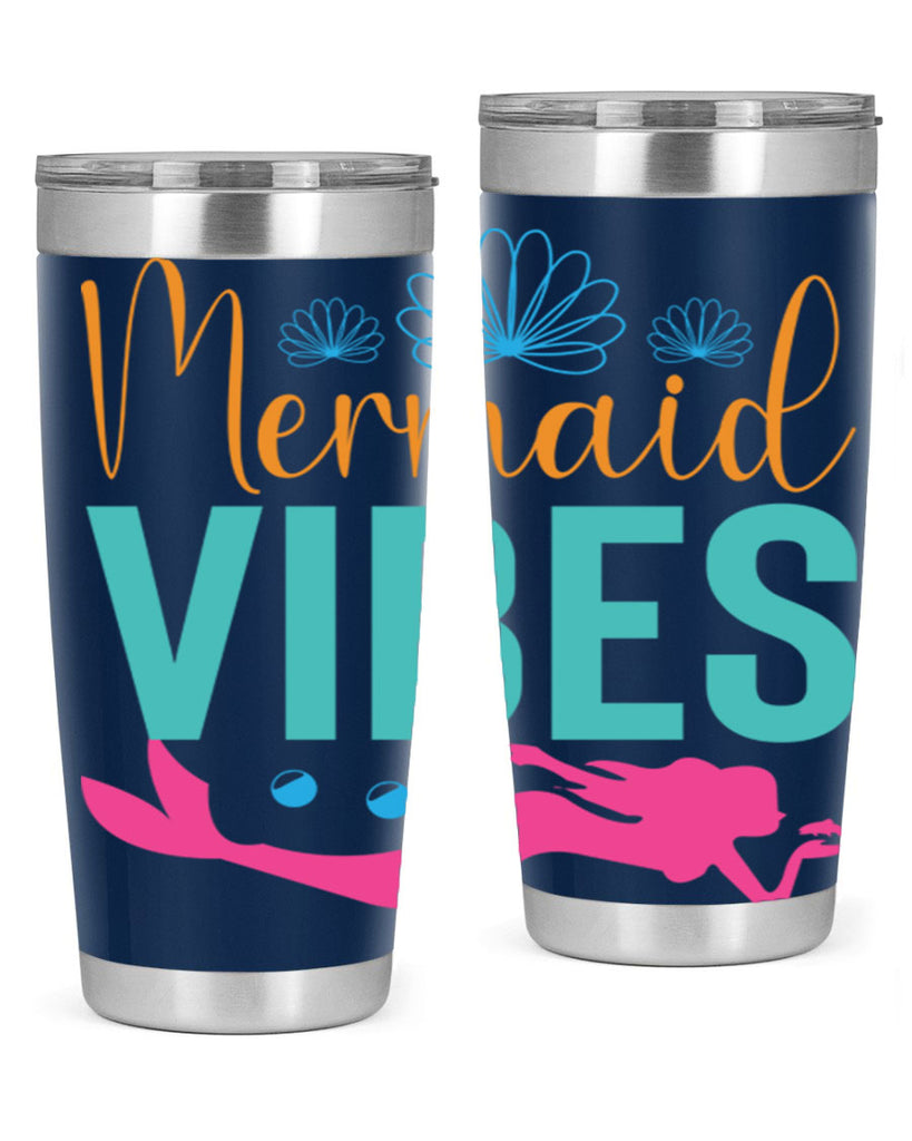 Mermaid Vibes Design 465#- mermaid- Tumbler