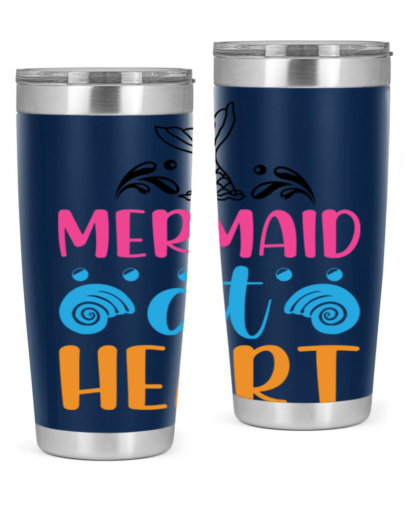 Mermaid at heart Design 396#- mermaid- Tumbler