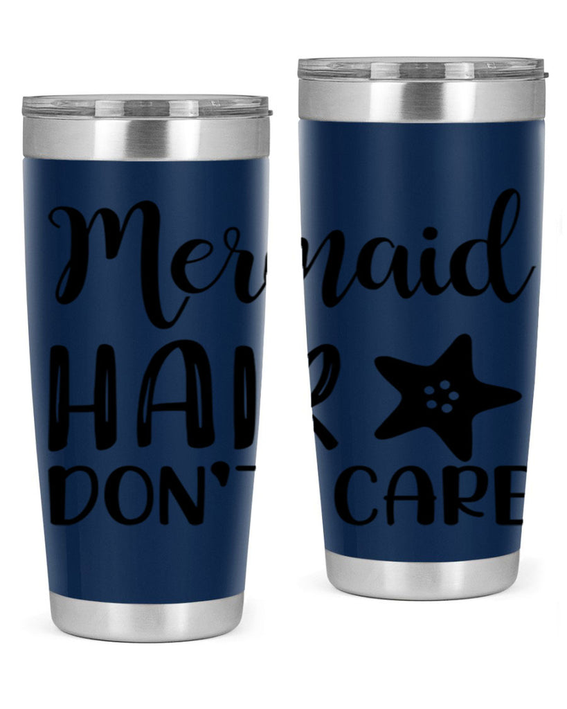 Mermaid hair dont care 411#- mermaid- Tumbler