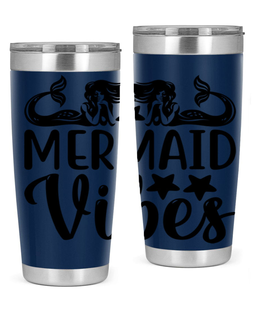 Mermaid vibes 462#- mermaid- Tumbler