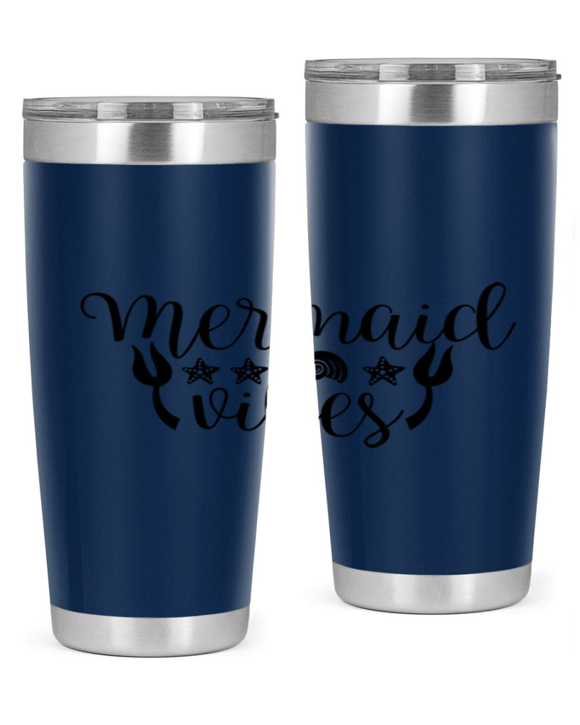 Mermaid vibes design 466#- mermaid- Tumbler