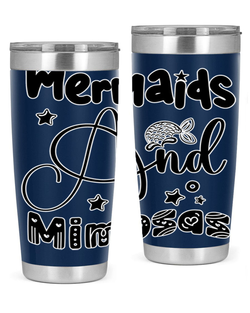 Mermaids and Mimosas 475#- mermaid- Tumbler