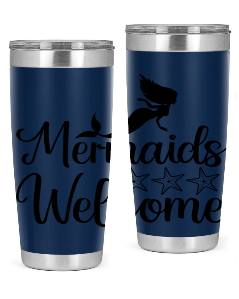 Mermaids welcome 498#- mermaid- Tumbler
