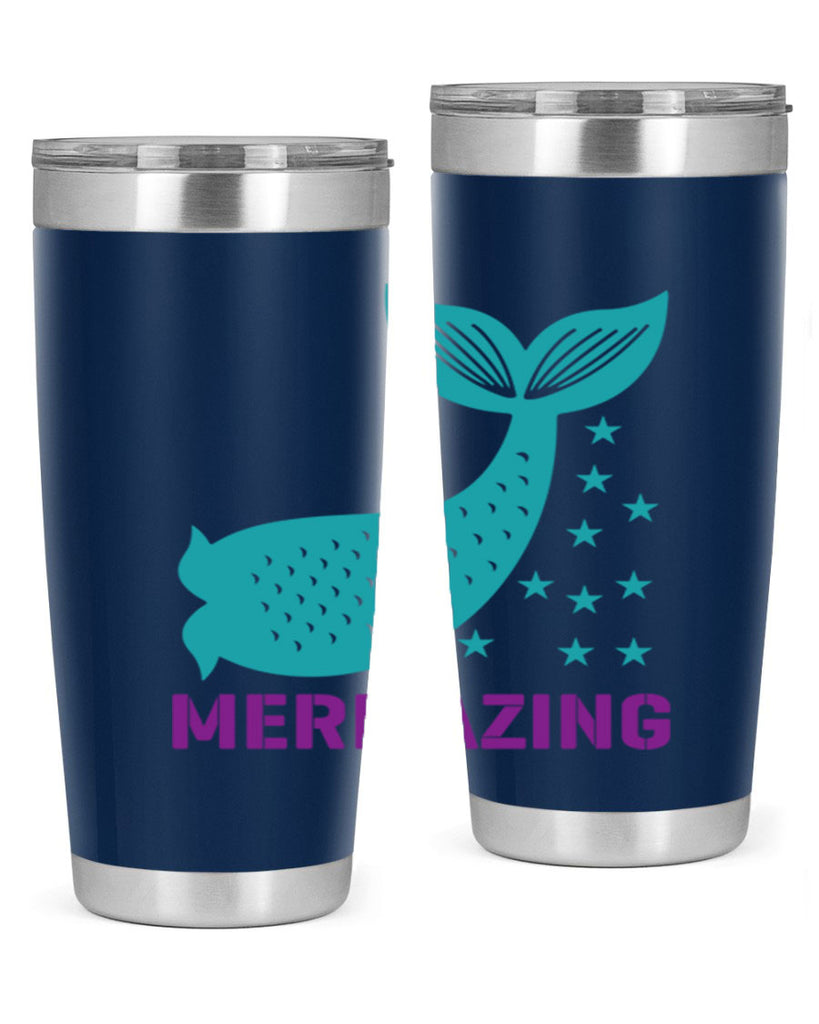 Mermazing 502#- mermaid- Tumbler