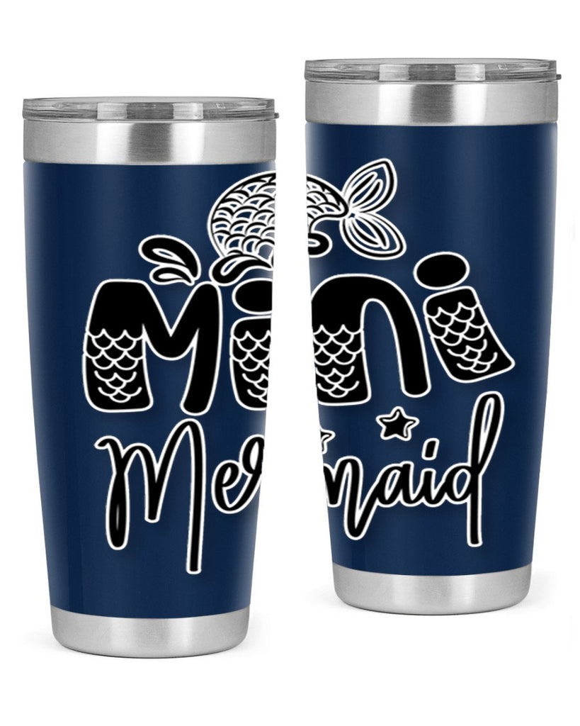 Mini Mermaid 508#- mermaid- Tumbler