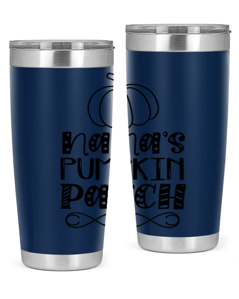 Nana s Pumpkin Patch 439#- fall- Tumbler