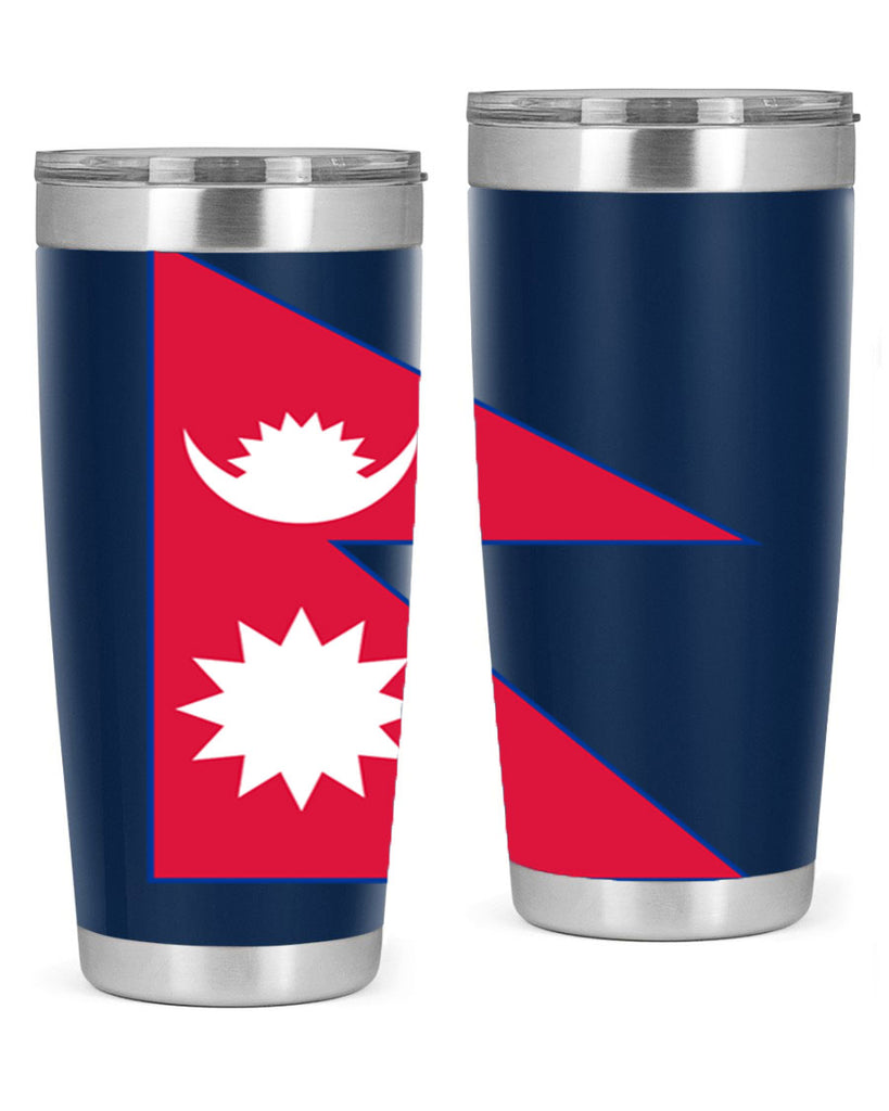 Nepal 76#- world flags- Tumbler