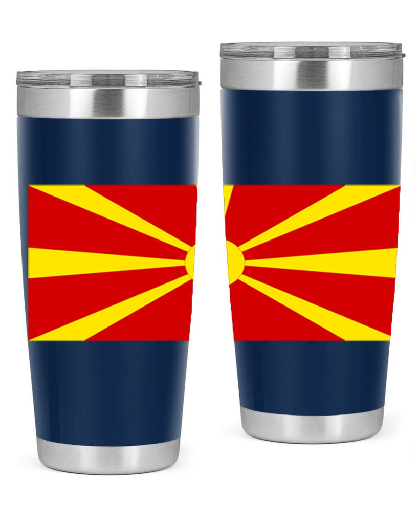 North Macedonia 69#- world flags- Tumbler