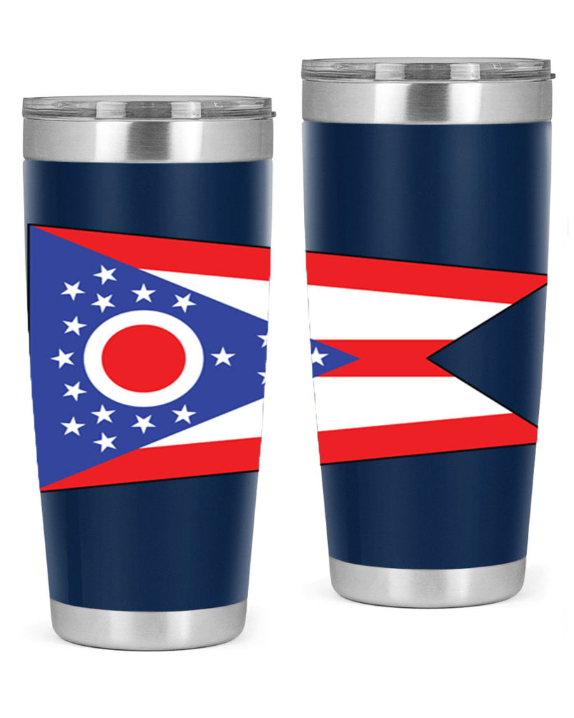 Ohio 17#- Us Flags- Tumbler