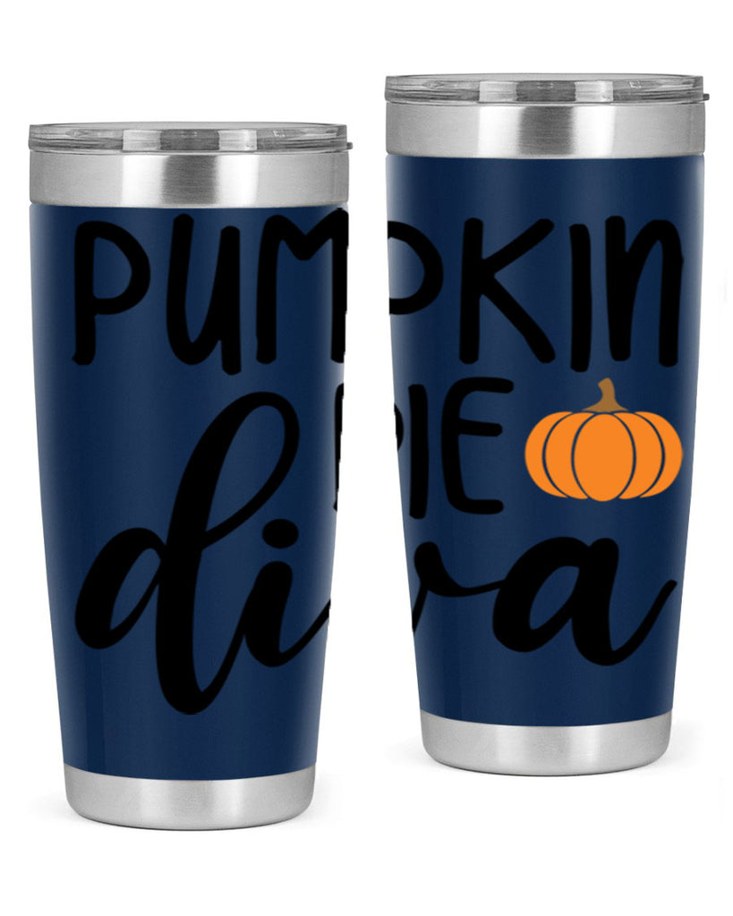 Pumpkin Pie Diva 532#- fall- Tumbler