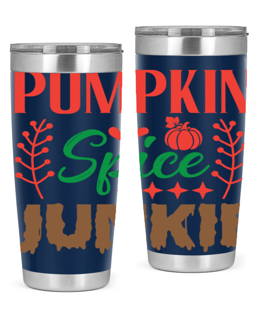 Pumpkin Spice Junkie 547#- fall- Tumbler