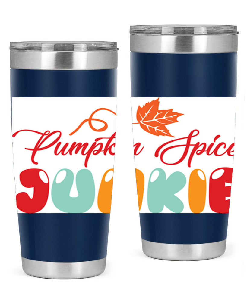 PumpkinSpiceJunkiedesign 569#- fall- Tumbler