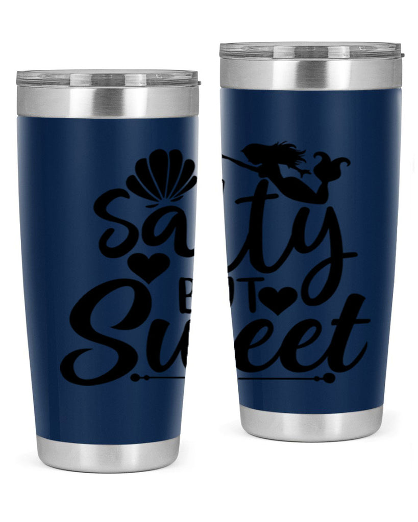 Salty But Sweet 564#- mermaid- Tumbler