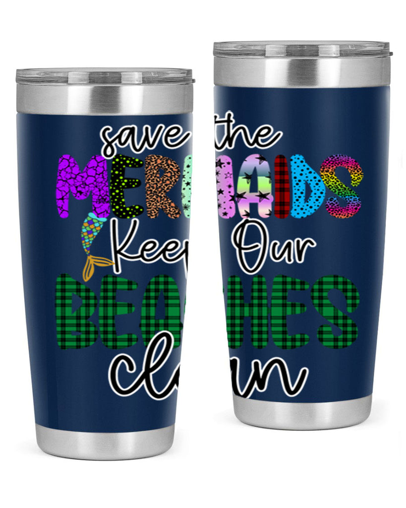 Save The Mermaids Keep Our 575#- mermaid- Tumbler