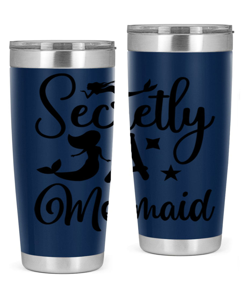 Secretly a mermaid 580#- mermaid- Tumbler