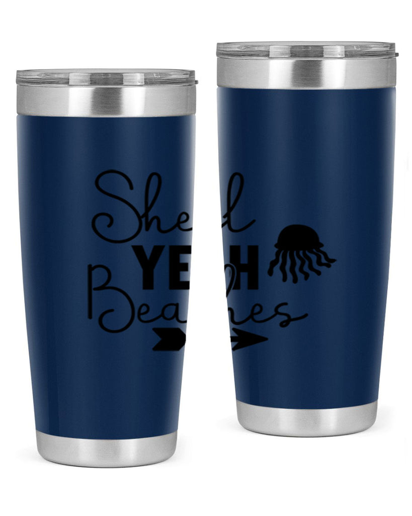 Shell Yeah Beaches 588#- mermaid- Tumbler