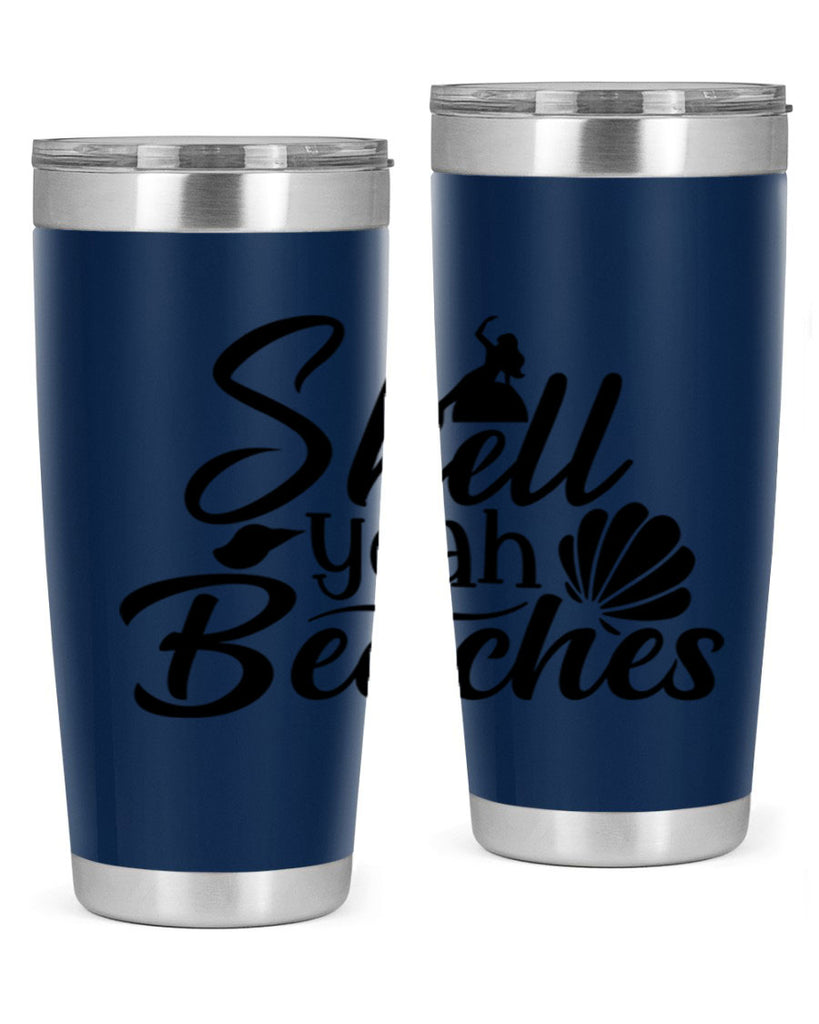 Shell Yeah Beaches 589#- mermaid- Tumbler